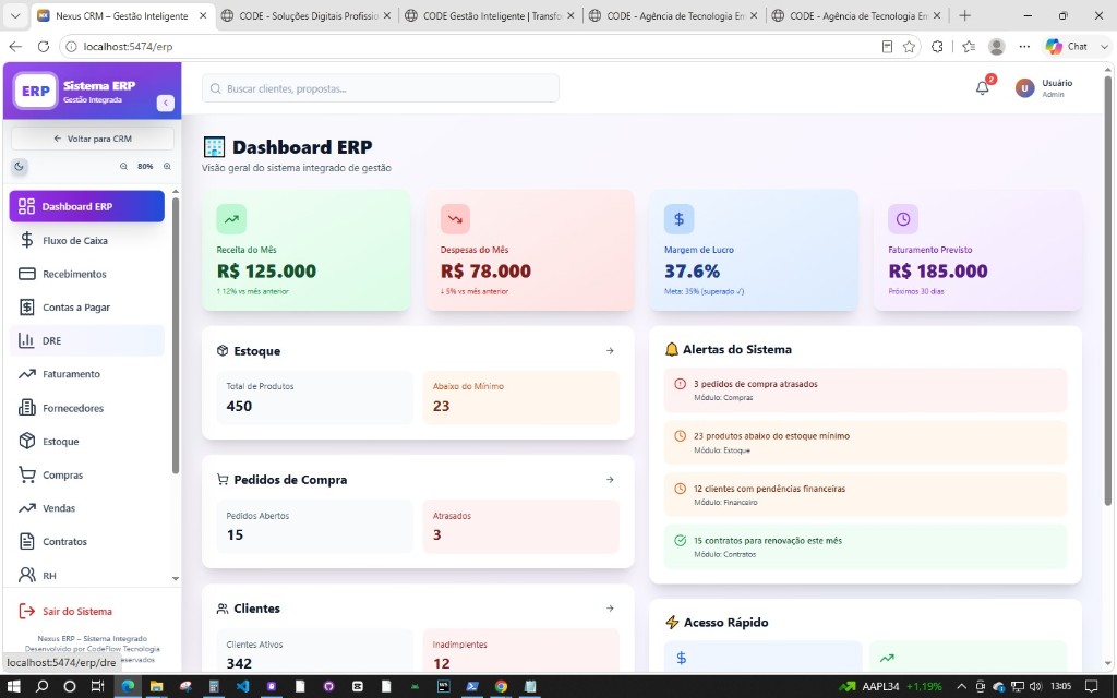 ERP integrado